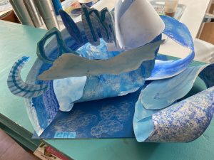 Students Use Imagination to Guide Art Creation